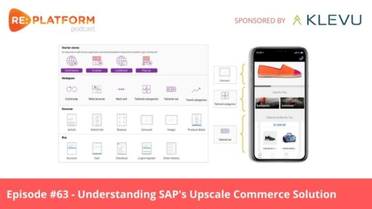 Ecommerce podcast discussing SAP's Upscale Commerce Solution