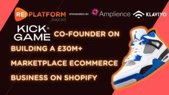Ecommerce podcast discussing Kick Game's fast growth on Shopify